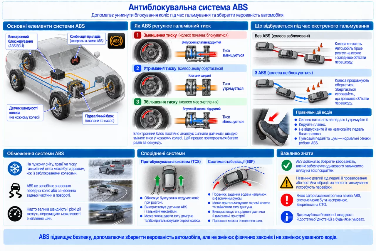 Антиблокувальна система ABS