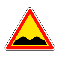 Дорожній знак Нерівна дорога