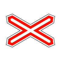 Дорожній знак Одноколійна залізниця