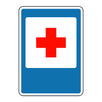 Дорожній знак 6.1 Пункт першої медичної допомоги