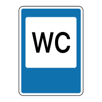 Дорожній знак 6.11 Туалет