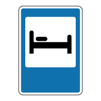 Дорожній знак 6.16 Готель або мотель