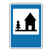 Дорожній знак 6.17 Туристична база