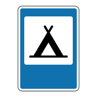 Дорожній знак 6.18 Кемпінг