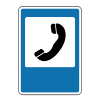 Дорожній знак 6.8 Телефон