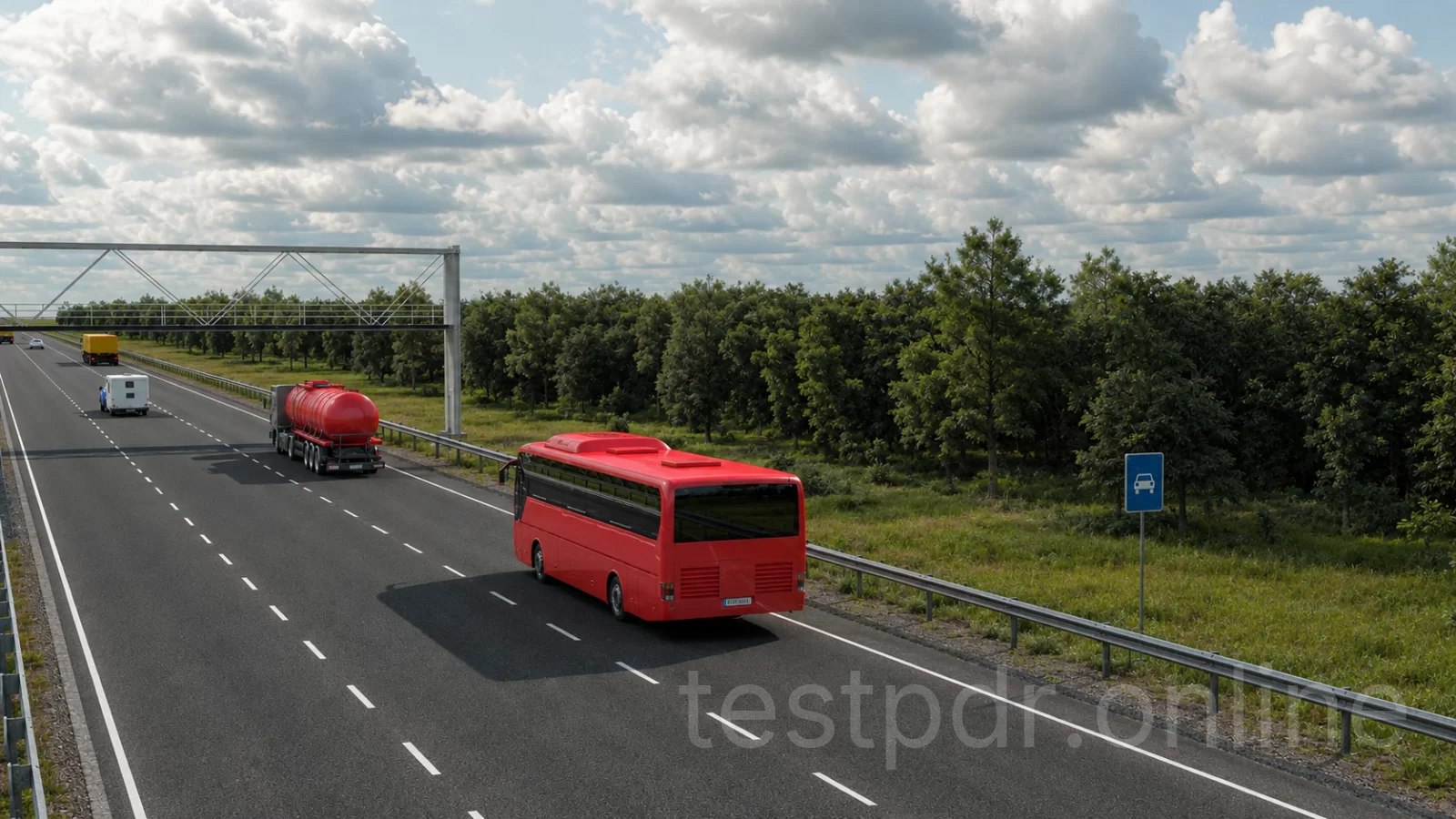 З якою максимальною швидкістю дозволено рух автобусів (за винятком мікроавтобусів) на дорогах, позначених знаком «Дорога для автомобілів»? З якою максимальною швидкістю дозволено рух автобусів (за винятком мікроавтобусів) на дорогах, позначених знаком «Дорога для автомобілів»?
