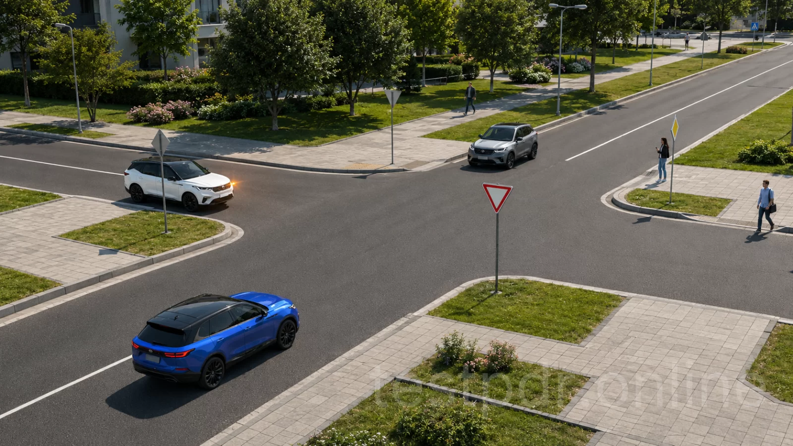 Білий автомобіль проїде дане перехрестя: Білий автомобіль проїде дане перехрестя: